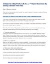 5 Steps To A Big-Profit, S.M.A.L.L. Report Business By Jimmy D Brown- Part Two