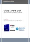 Pass oracle 1z0-545 Exam