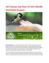 DLF Garden City Plots +91 9811 999 666 Real Estate Gurgaon