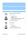 Raw Nut Cheese Resource List