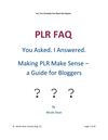 Making PLR Make Sense- A Guide For Bloggers