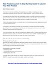 New Product Launch- A Step-By-Step Guide To Launch Your New Product