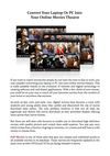 Convert Your Laptop Or PC Into Your Online Movies Theatre