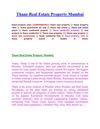 Thane Projects News | 09999684166 | Thane Property Rates