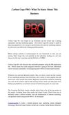 Carbon Copy PRO - What To Know About This Business