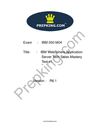 Prepking 000-M04 Exam Questions