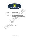 Prepking 000-M06 Exam Questions