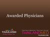 Thailand Medical Tourism_Awarded Physicians in Thailand
