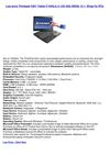Computers & Accessories - Thinkpad X201 Tablet I7-640Lm 2.13G 2Gb 250Gb 12.1- Wxga Fp W7p
