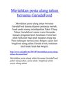 Meriahkan pesta ulang tahun bersama GarudaFood