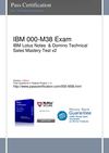 Pass ibm 000-m38 Exam