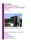 Boletín de novedades de Arquitectura y Diseño de la Biblioteca Hypatia de Alejandría UZ, nº 16