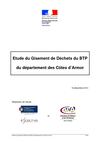 Etude du gisement de déchets du BTP en Côtes d'Armor 2010