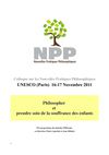 Pré programme Philosoin colloque UNESCO 16-17 novembre 2011 Jean Ribalet -Marie Agostini