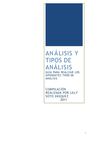 Analisis y tipos de analisis -guias para realizar los diferentes tipos de anàlisis 