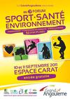 Le programme du 3e Forum Sports Santé Environnement du GrandAngoulême