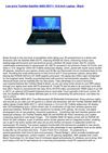 Computers & Accessories - Toshiba Satellite A665-3DV11 15.6-Inch Laptop - Black