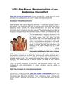 DIEP Flap Breast Reconstruction – Less Abdominal Discomfort