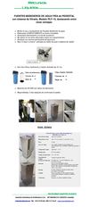Bebederos de Agua en Acero Inoxidable