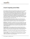 Cloud Computing and its Risks