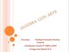 ALGEBRA CON ARTE