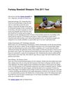 Fantasy Baseball Sleepers This 2011 Year