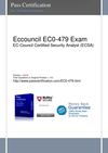 Pass ECCOUNCIL EC0-479 Exam