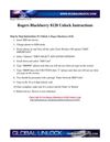 Unlock Instructions for Rogers Blackberry 8120
