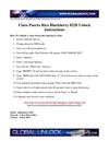 Unlock Instructions for Claro Puerto Rico Blackberry 8220