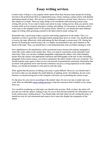essay writing services