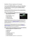 Blackberry Playbook Application Development