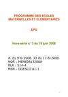 EPS: Programme Primaire