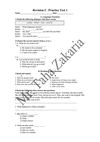 Revision C-Practice Test 1
