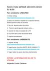 PASOS PARA IMPRIMIR ARCHIVOS DESDE EL BLOG