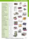 Catalogue Petits Matériels SOVEMATIC