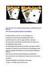BlackJack Black Jack Vereinfachte Basisstrategie von SelMcKenzie Selzer-McKenzie