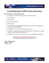 LetsTalk Blackberry 8300 Unlocking Instructions