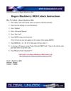 Rogers Blackberry 8820 Unlock Instructions