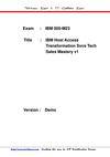 Test4pass IBM Certification 000-M23 exam dumps pdf vce