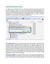 How to Recover a File