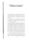 Manifesto por um pensamento da diferença em educação - Corazza, S. & Tadeu, T. (II)