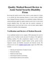 Quality Medical Record Review to Assist Social Security Disability Firms