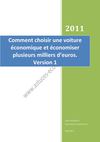 Astuces pour économiser : comment choisir une voiture rentable