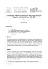 Krol - Liberalization without a Regulator. The Rail Freight Transport