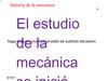 la mecanica