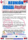 UGT INFORMA A LOS TRABAJADORES SOBRE LA REUNIÓN POR LA JORNADA IRREGULAR