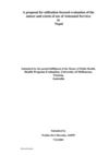 Evaluation of the nature and extent of use of Antenatal Services in Nepal cover