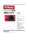 Samsung SH100: Brilliant In-Camera Features for a Bargain Price (PCWorld)