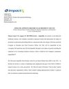 ImpactRx Appoints Gregory Ellis President and CEO
