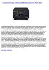 Disc Players & Recorders - Cambridge Audio Azur 650BD Blu-ray Universal Player, Black